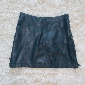 Forever 21 leather skirt